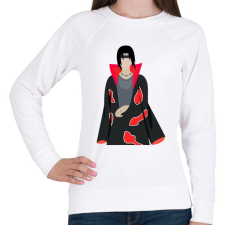 PRINTFASHION Itachi Uchiha - Női pulóver - Fehér női pulóver, kardigán