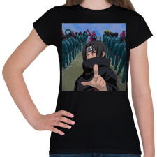 PRINTFASHION Itachi X Squid Game - Női póló - Fekete női póló