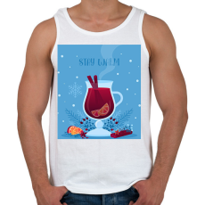 PRINTFASHION Ital - Férfi atléta - Fehér