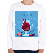 PRINTFASHION Ital - Gyerek pulóver - Fehér gyerek pulóver, kardigán