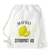PRINTFASHION Ital páros - Citrom - Sportzsák, Tornazsák - Fehér tornazsák