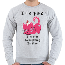 PRINTFASHION its fine - Férfi pulóver - Sport szürke férfi pulóver, kardigán