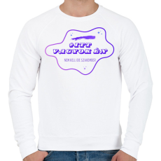 PRINTFASHION Itt vagyok Én - világos háttérre - Férfi pulóver - Fehér