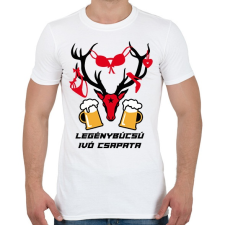 PRINTFASHION Ivó csapat - Férfi póló - Fehér férfi póló