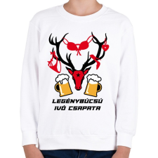 PRINTFASHION Ivó csapat - Gyerek pulóver - Fehér gyerek pulóver, kardigán