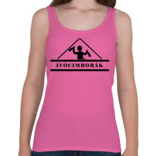 PRINTFASHION Ivócimborák - Női atléta - Rózsaszín női trikó