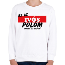 PRINTFASHION Ivós póló - Gyerek pulóver - Fehér gyerek pulóver, kardigán