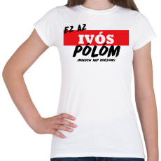 PRINTFASHION Ivós póló - Női póló - Fehér