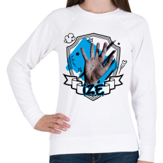PRINTFASHION Izé firka - Női pulóver - Fehér