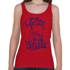 PRINTFASHION Ízletes - Női atléta - Cseresznyepiros