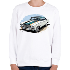 PRINTFASHION Izomautó - Gyerek pulóver - Fehér gyerek pulóver, kardigán