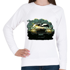 PRINTFASHION Izomautó - Női pulóver - Fehér
