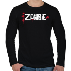 PRINTFASHION Izombie - Férfi hosszú ujjú póló - Fekete
