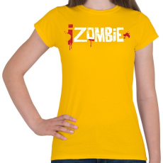 PRINTFASHION Izombie - Női póló - Sárga