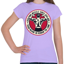 PRINTFASHION Izomerő - Női póló - Viola női póló