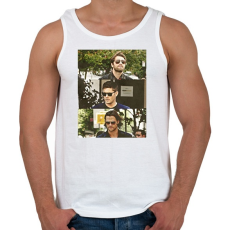 PRINTFASHION J2M - SpnFamily - Férfi atléta - Fehér