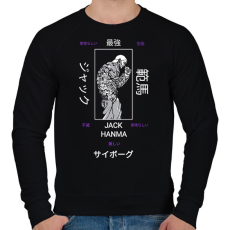 PRINTFASHION Jack Hanma - Férfi pulóver - Fekete