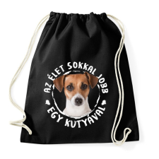 PRINTFASHION Jack Russel Terrier - Sportzsák, Tornazsák - Fekete tornazsák