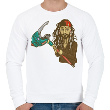 PRINTFASHION Jack S. Fortnite skin - Férfi pulóver - Fehér férfi pulóver, kardigán