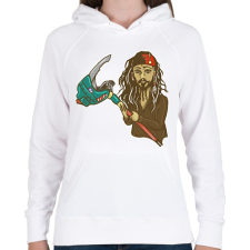 PRINTFASHION Jack S. Fortnite skin - Női kapucnis pulóver - Fehér női pulóver, kardigán