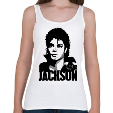 PRINTFASHION Jackson - Női atléta - Fehér atléta, trikó