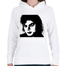 PRINTFASHION jackson - Női kapucnis pulóver - Fehér női pulóver, kardigán