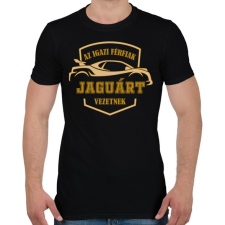 PRINTFASHION Jaguáros sofőr  - Férfi póló - Fekete férfi póló