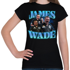 PRINTFASHION James Wade - darts - Női póló - Fekete női póló