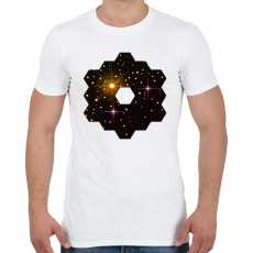 PRINTFASHION James Webb űrteleszkóp - Férfi póló - Fehér