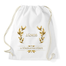 PRINTFASHION János - Sportzsák, Tornazsák - Fehér tornazsák
