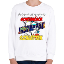PRINTFASHION Januári szuperhős - Gyerek pulóver - Fehér gyerek póló