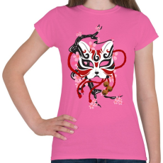 PRINTFASHION Japán maszk - Női póló - Rózsaszín