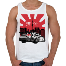 PRINTFASHION Japán sportkocsi - Férfi atléta - Fehér