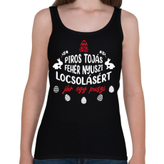 PRINTFASHION Jár egy puszi - Női atléta - Fekete