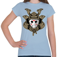 PRINTFASHION Jason a szamuráj  - Női póló - Világoskék