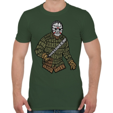 PRINTFASHION Jason - Férfi póló - Katonazöld férfi póló