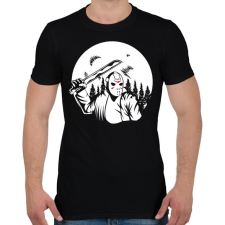 PRINTFASHION Jason Machete - Férfi póló - Fekete férfi póló