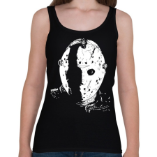 PRINTFASHION Jason Voorhees 4 - Női atléta - Fekete női trikó