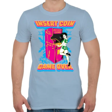 PRINTFASHION Játék vége - Férfi póló - Világoskék