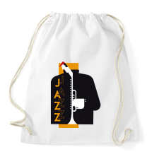 PRINTFASHION Jazz-Jazz - Sportzsák, Tornazsák - Fehér tornazsák