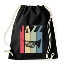 PRINTFASHION Jazz music - Sportzsák, Tornazsák - Fekete tornazsák