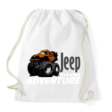 PRINTFASHION jeep extreme - Sportzsák, Tornazsák - Fehér tornazsák