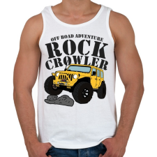 PRINTFASHION Jeep - Férfi atléta - Fehér atléta, trikó