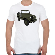 PRINTFASHION Jeep - Férfi póló - Fehér