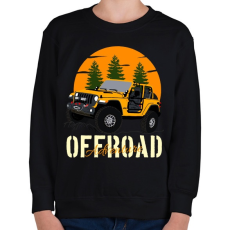 PRINTFASHION jeep - Gyerek pulóver - Fekete