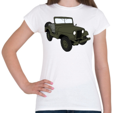 PRINTFASHION Jeep - Női póló - Fehér női póló