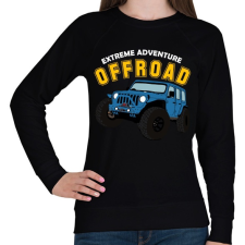 PRINTFASHION Jeep - Női pulóver - Fekete női pulóver, kardigán