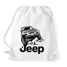 PRINTFASHION Jeep - Sportzsák, Tornazsák - Fehér tornazsák