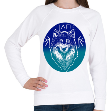 PRINTFASHION jég farkas - Női pulóver - Fehér női póló
