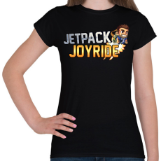 PRINTFASHION Jetpack Joyride - Női póló - Fekete
